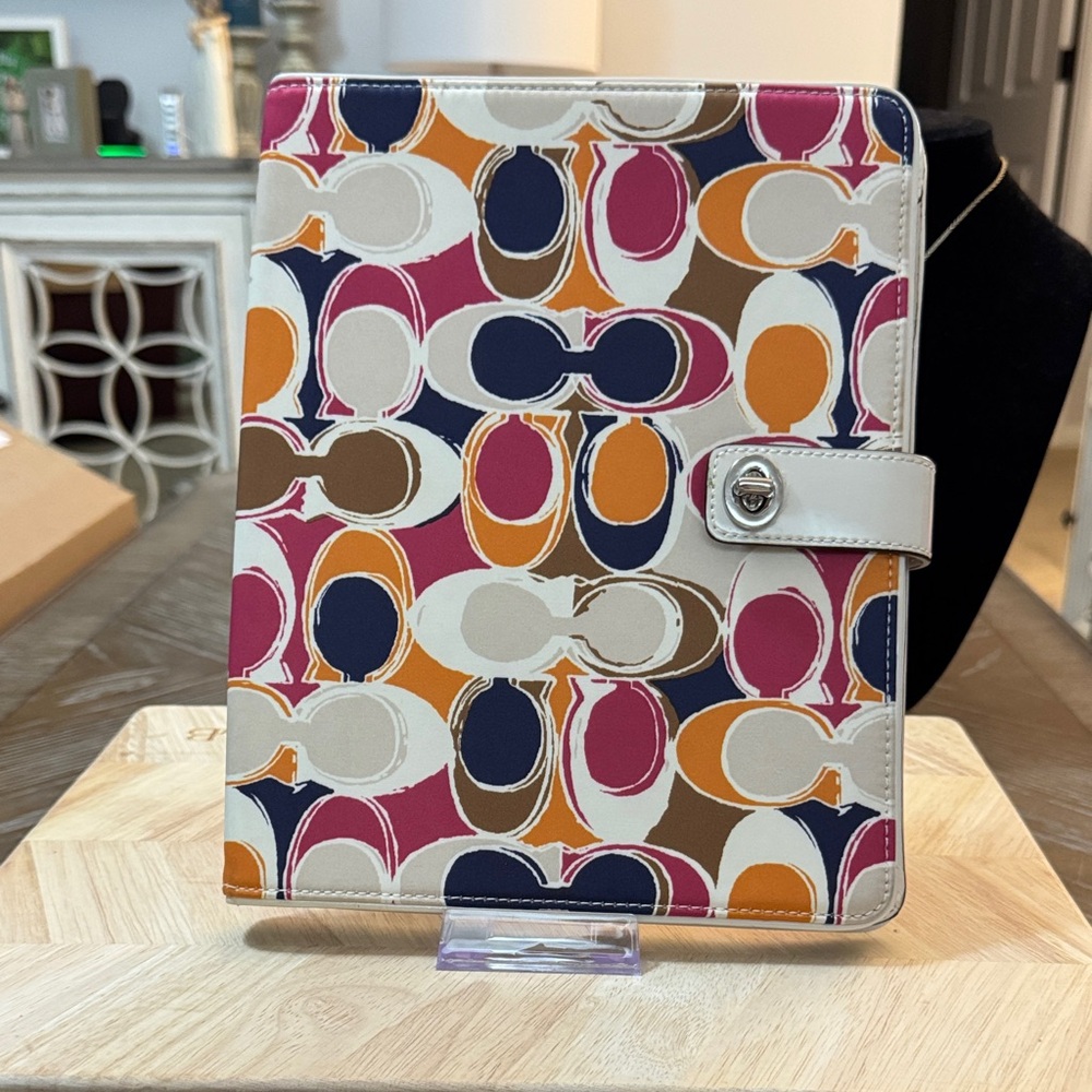 Coach Multicolor Patterned Laptop Case - image 1